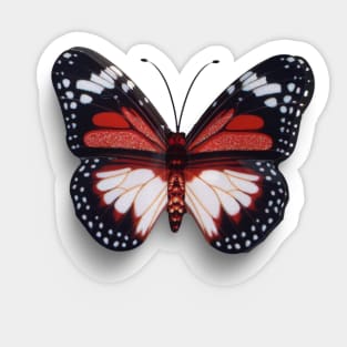 Digital Colourful Butterfly Sticker